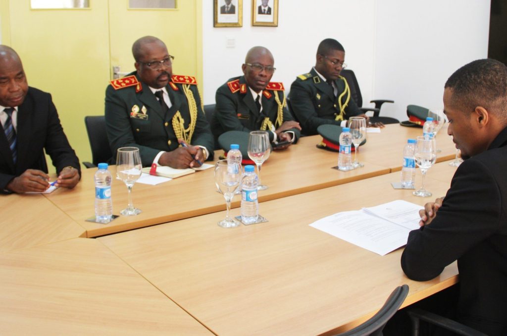 Visita da Inspeção Geral da Defesa Nacional, antigos combatentes e veteranos da Pátria De Angola